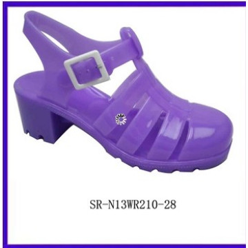 SR-N13WR210-28 chaussures femme sandales jelly sandales pvc jelly sandal chaussures talons femme plastiques pvc jelly sandals